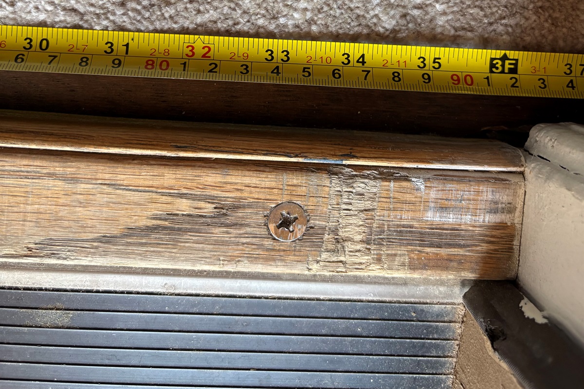 Front Door is 36" Wide