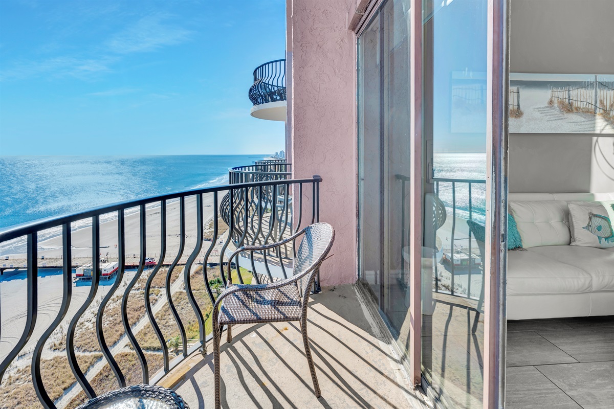 Amazing View from the Balcony!