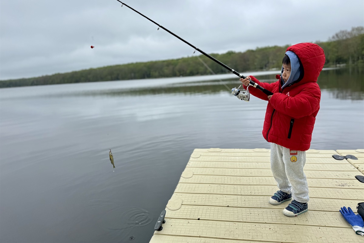 “Cast and unwind — our lakes are teeming with fish.”