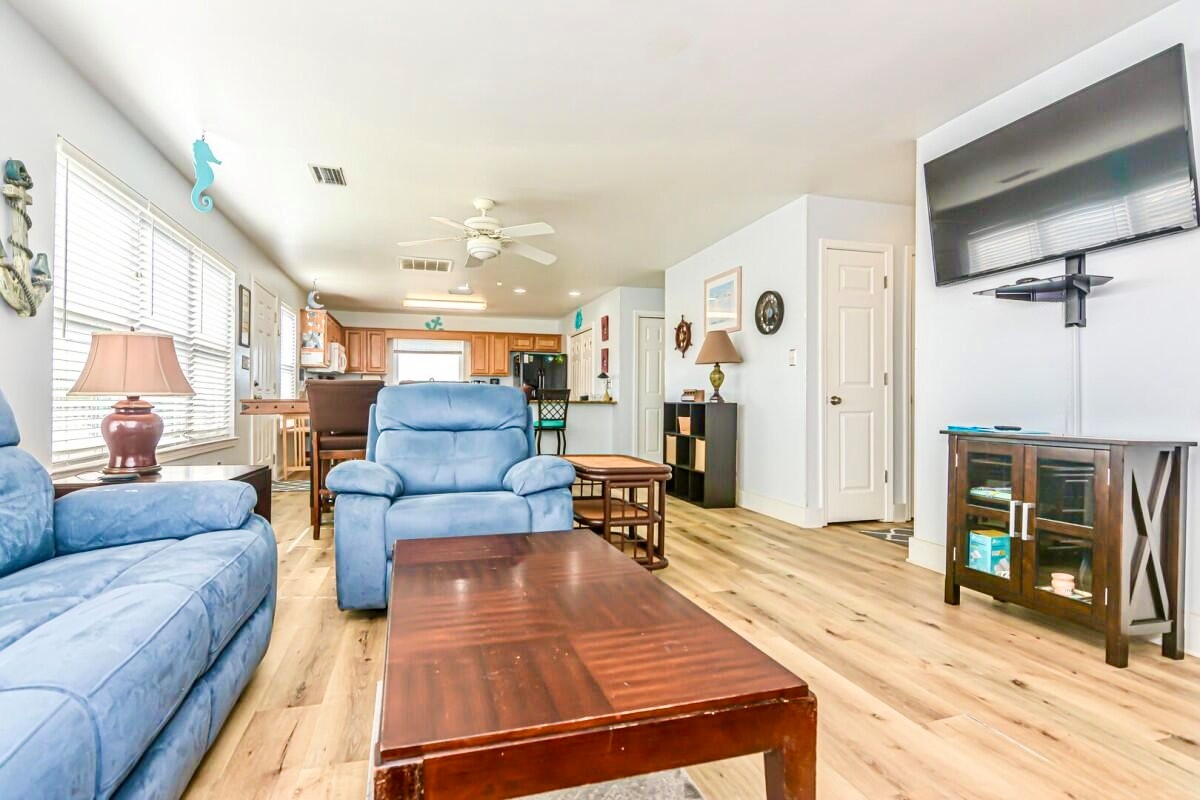 A comfy recliner made for slow, relaxing moments