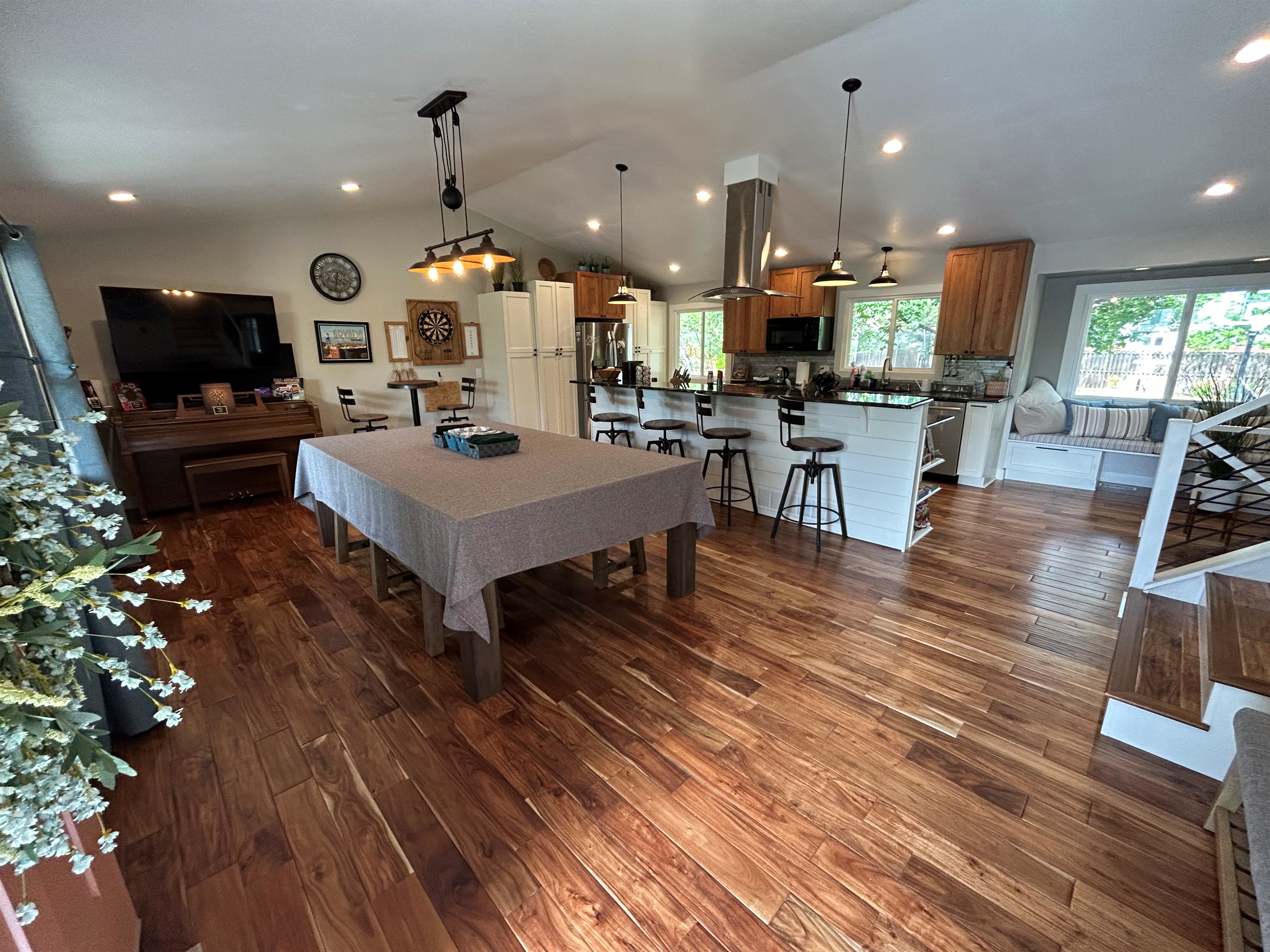 A great room that is great for gathering.