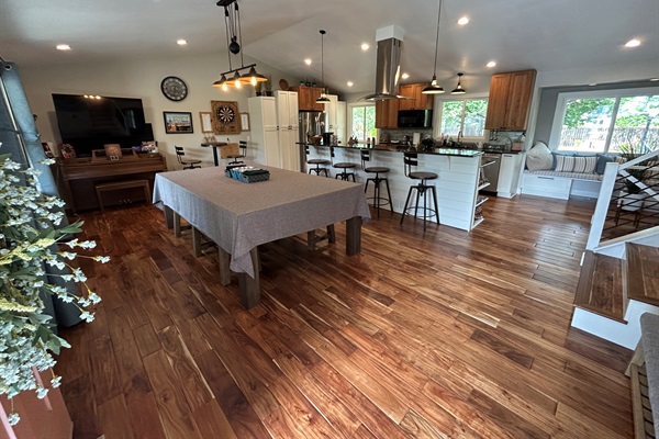 A great room that is great for gathering.