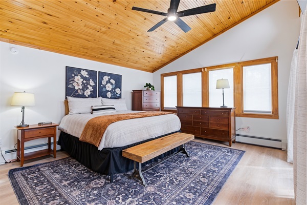 The ultimate sanctuary: where rustic Maine charm meets elegant, modern comfort for a truly restful stay.