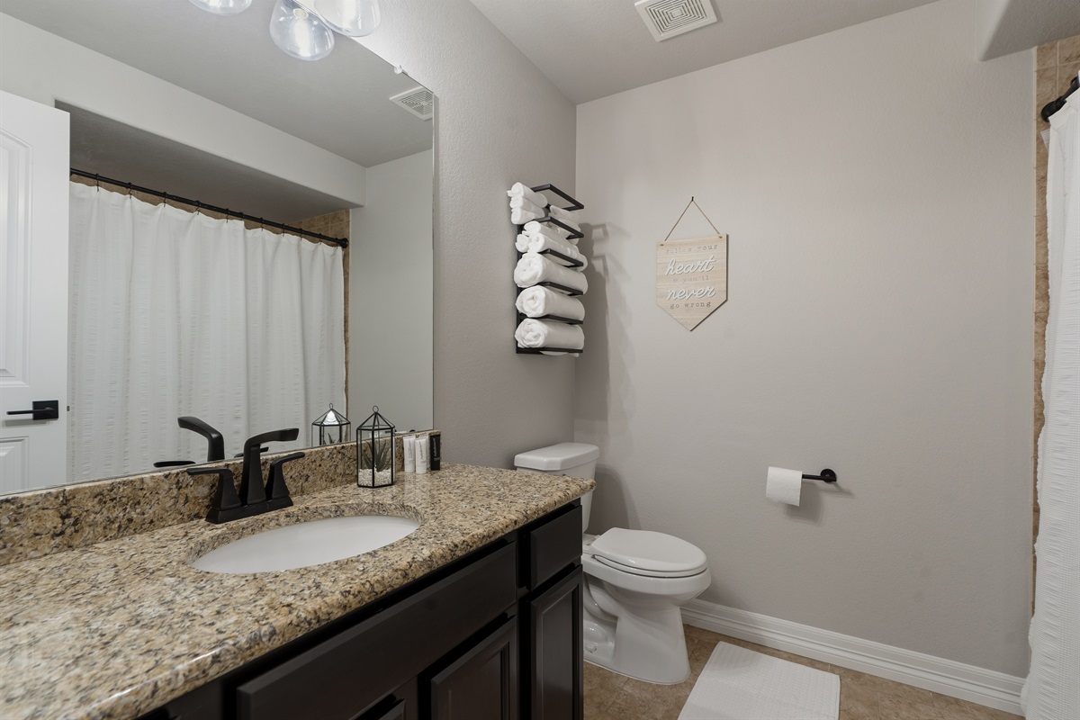 Downstairs full bathroom!