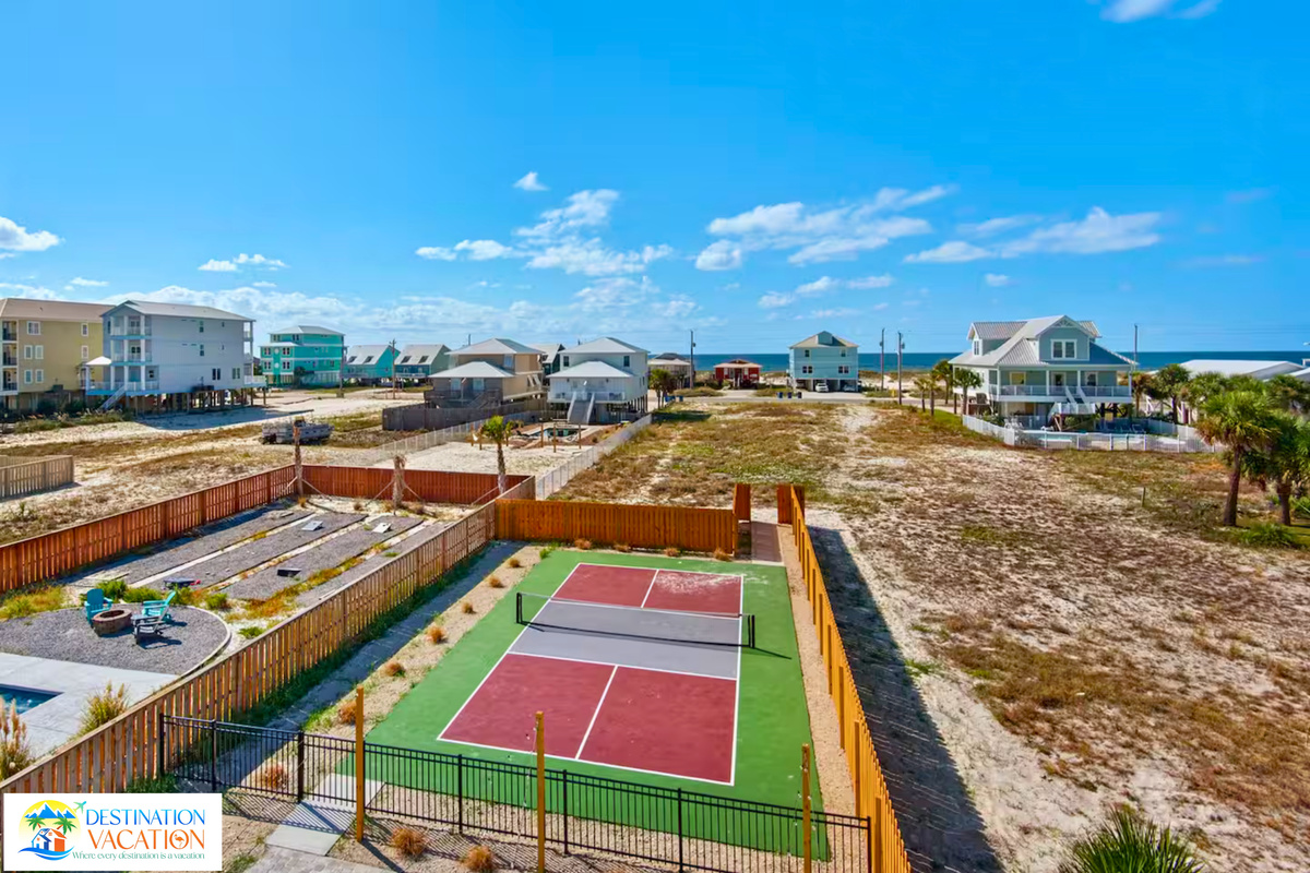 Aerial views reveal your perfect coastal getaway.