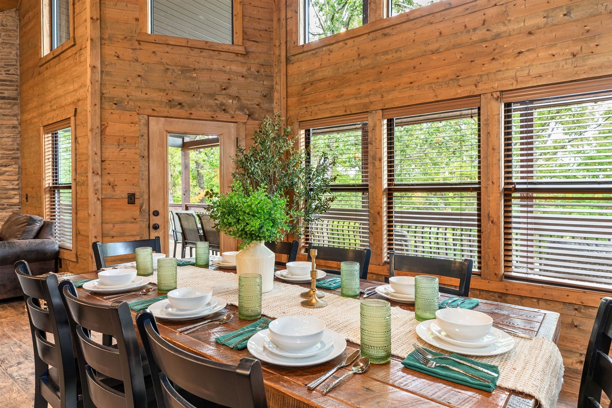 Gather around the table with the family