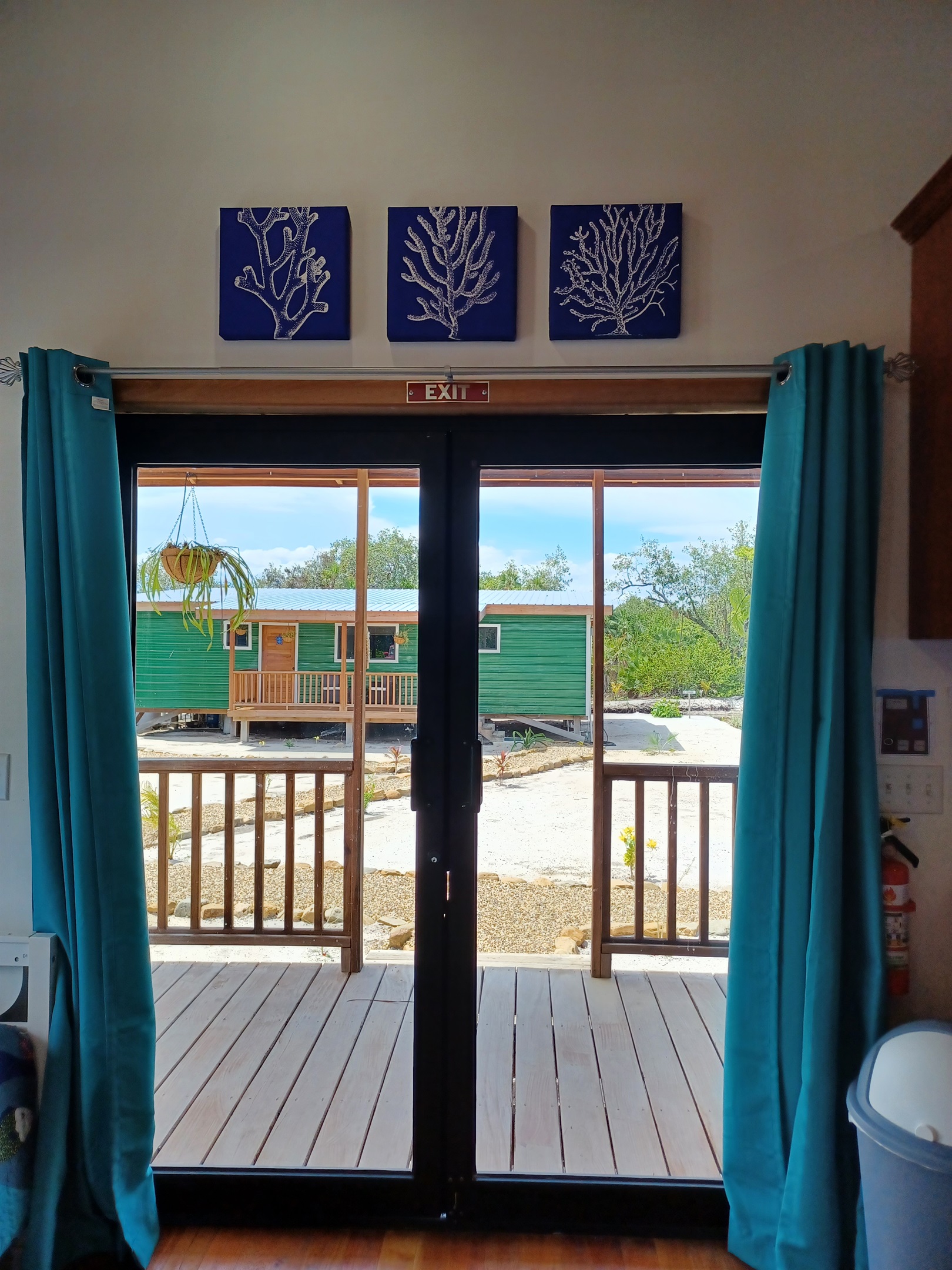 Starfish living room view