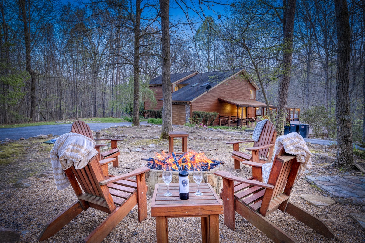 Gather & enjoy the outdoors by the fire pit