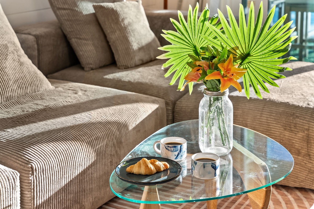Modern coffee table for drinks or games