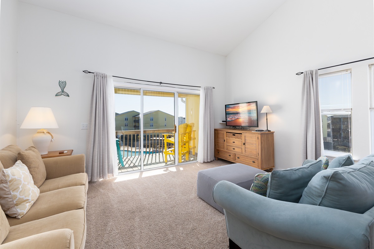 Plenty of space for the group to relax together