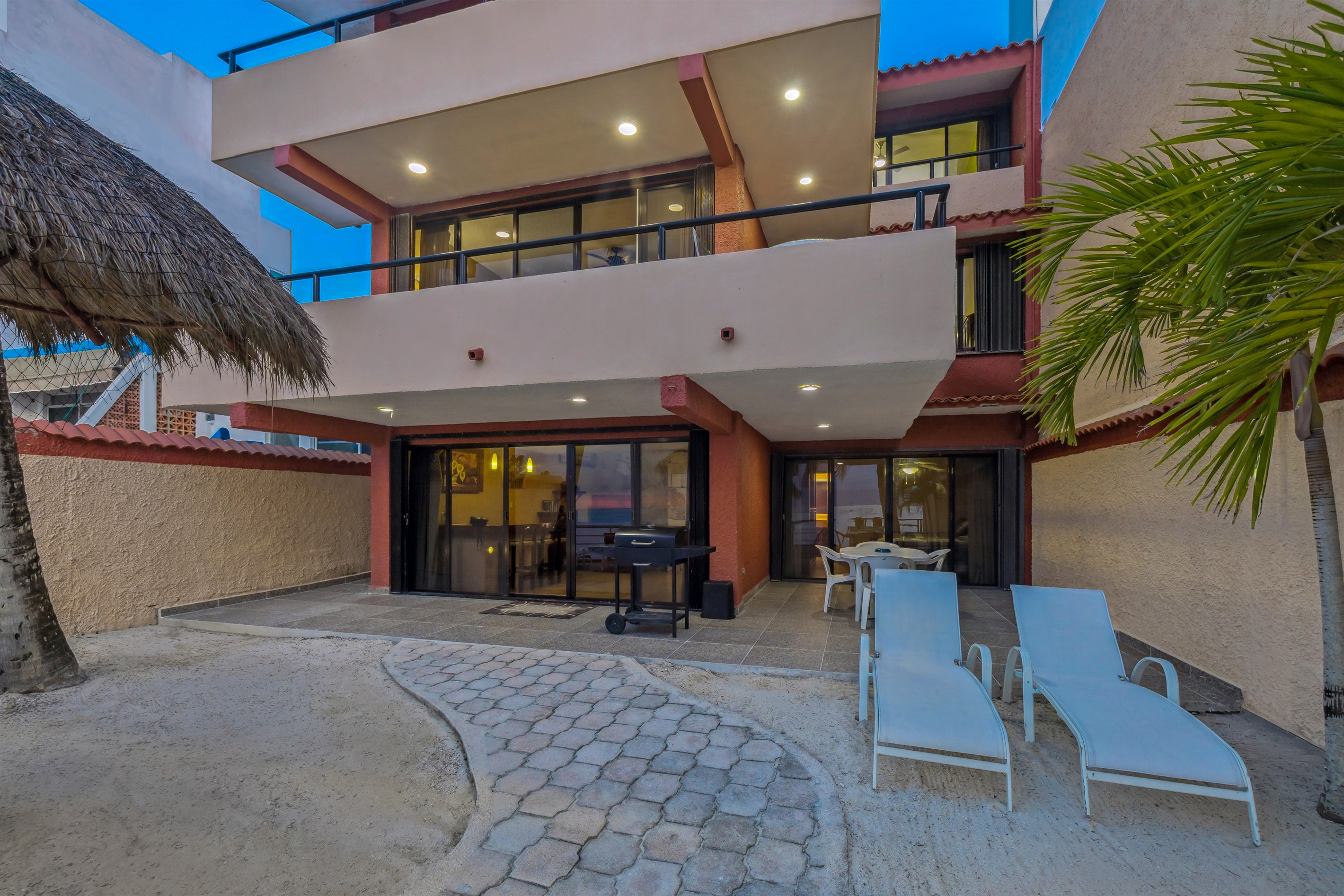 View of Villa from Backyard