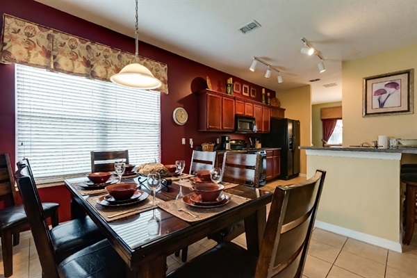 Open Kitchen and Seating Area