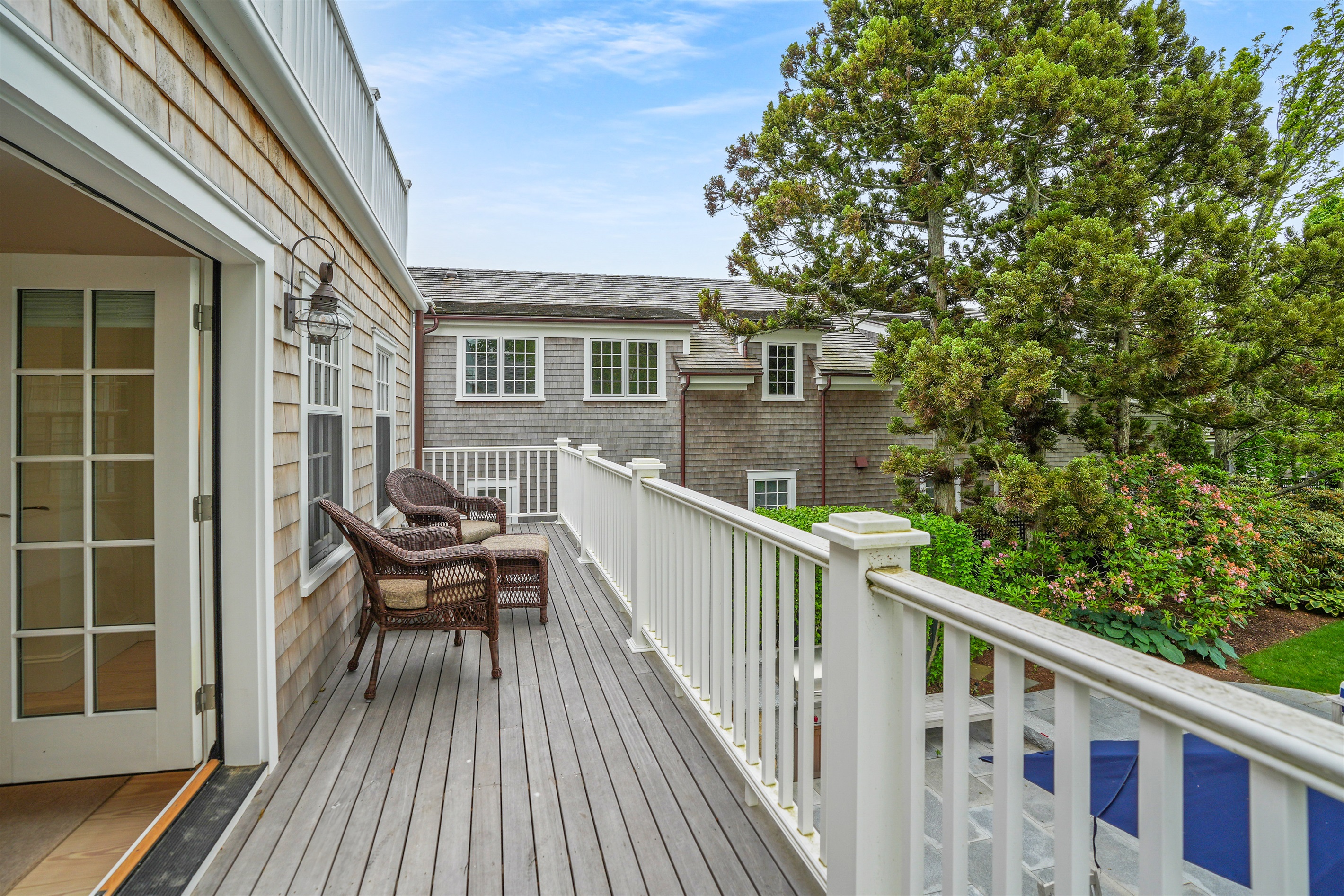 Primary Bedroom Deck and Pool House