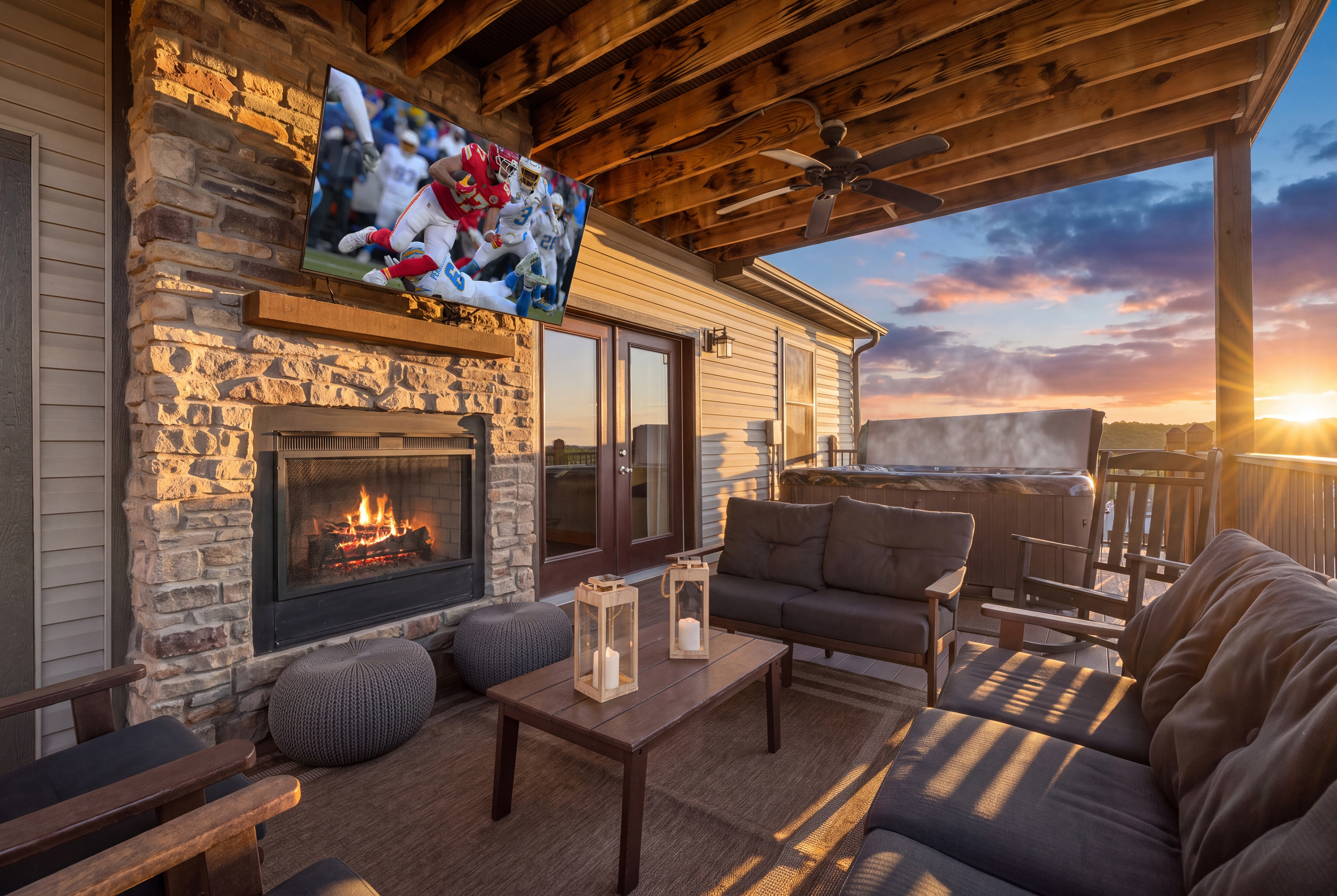 Basement deck