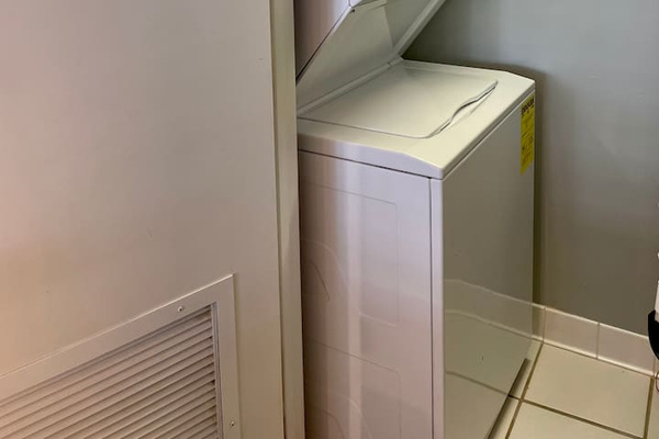 Laundry inside unit 