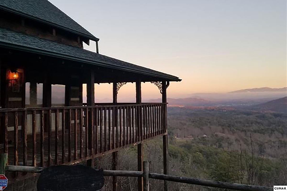 Amazing views from
Porch