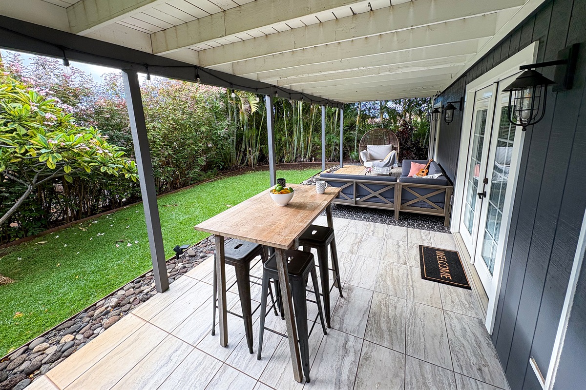 Private lanai