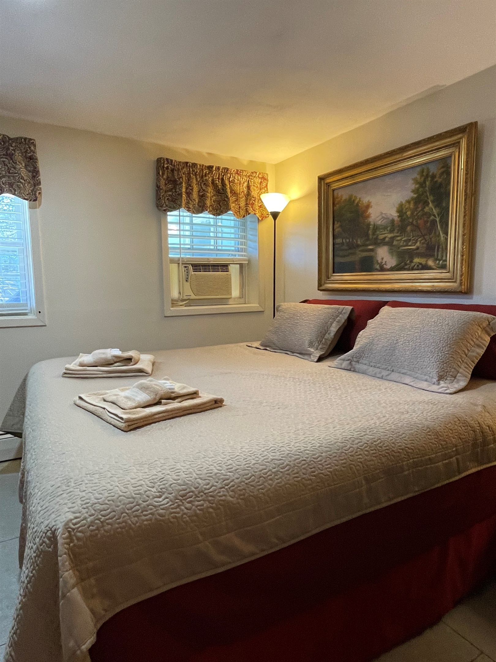 Rest and relax in a King size Bed