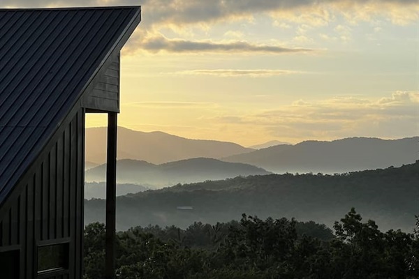 The view from the driveway