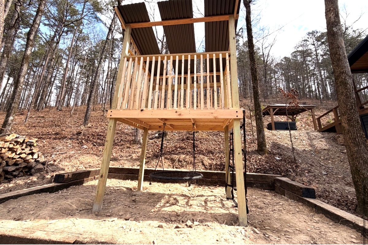 Little guests love their own mountain play space