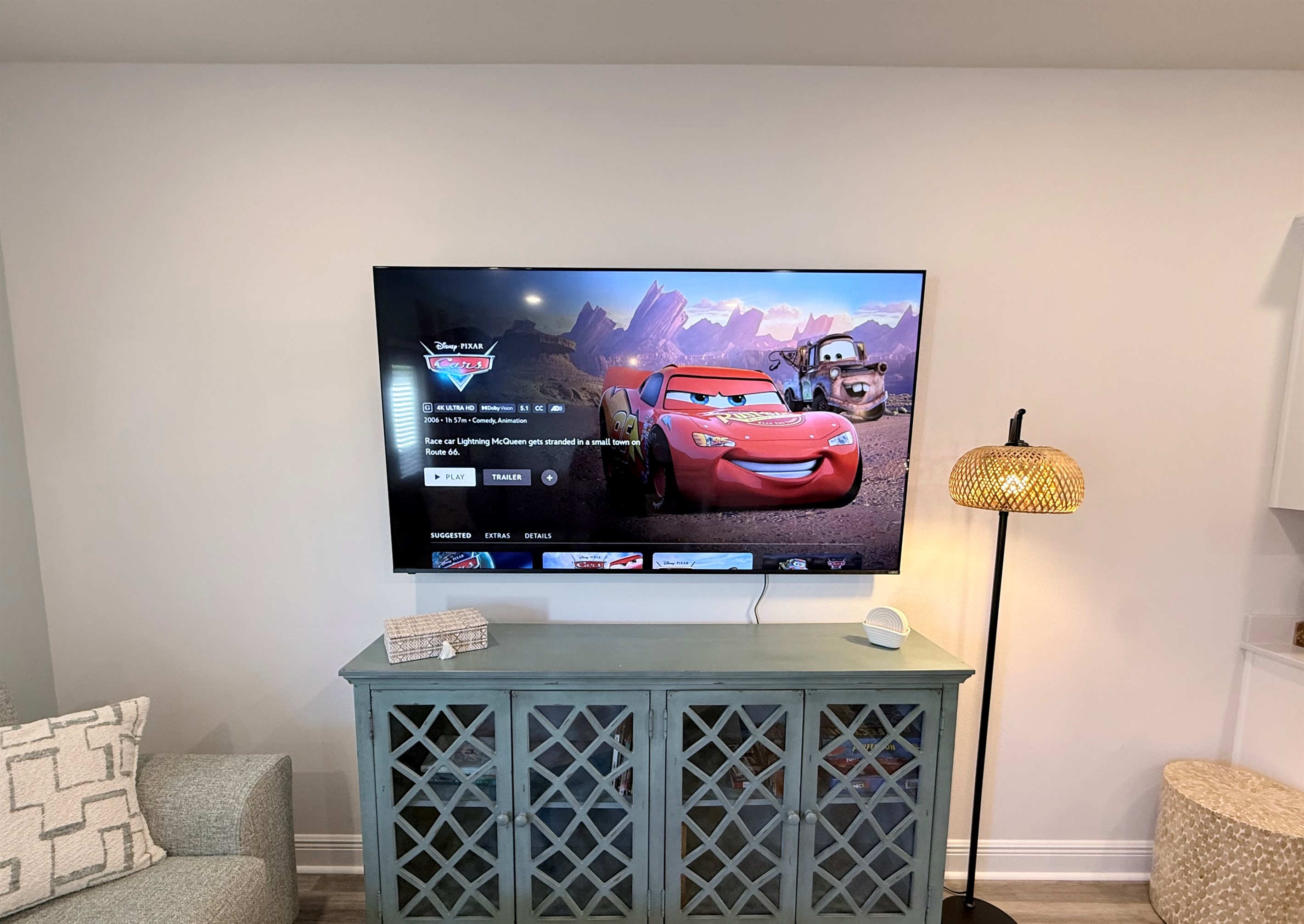 huge 65” 4K HDR Smart TV