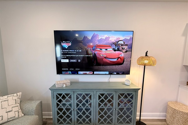huge 65” 4K HDR Smart TV