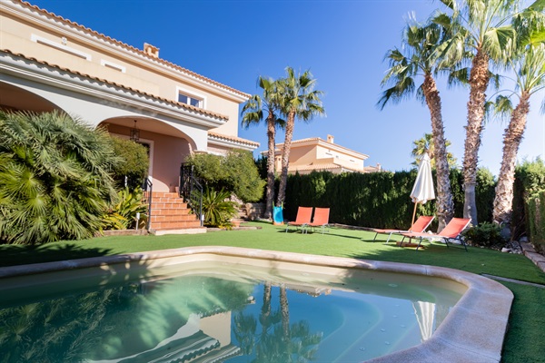 Garden and pool