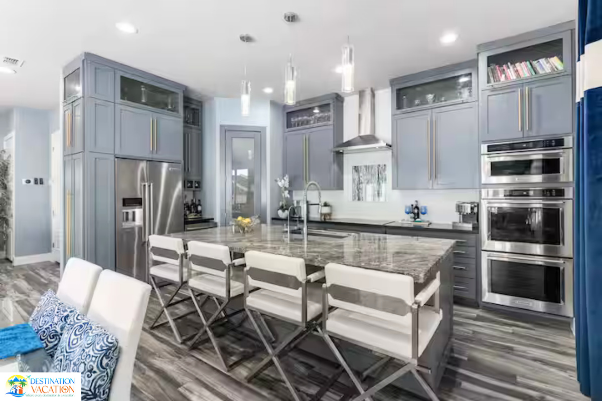 A sleek kitchen where luxury meets everyday convenience.