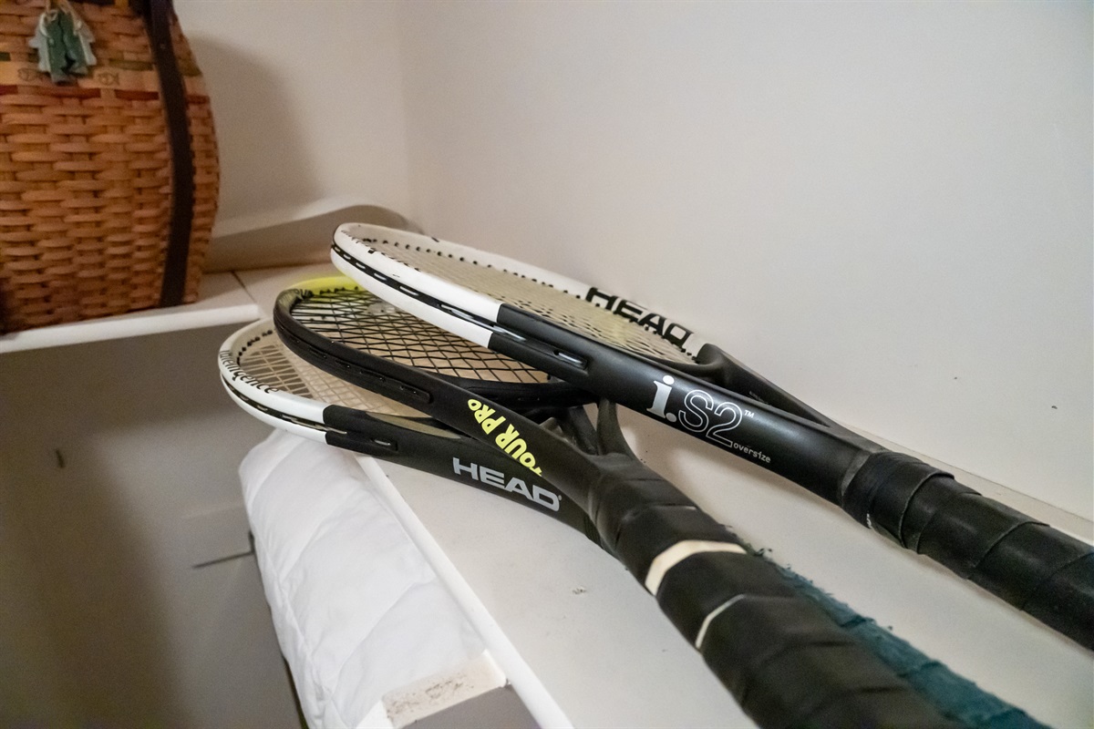 Tennis equipment provided—enjoy the nearby courts at Lakeside Village.