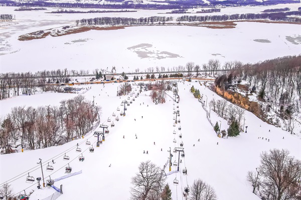 skiing and tubing available at Chestnut Mountain