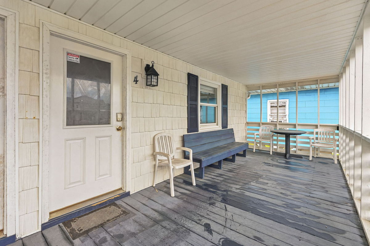 Large covered front porch