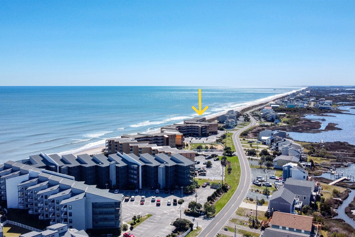 We are located in Building #1, Topsail Dunes