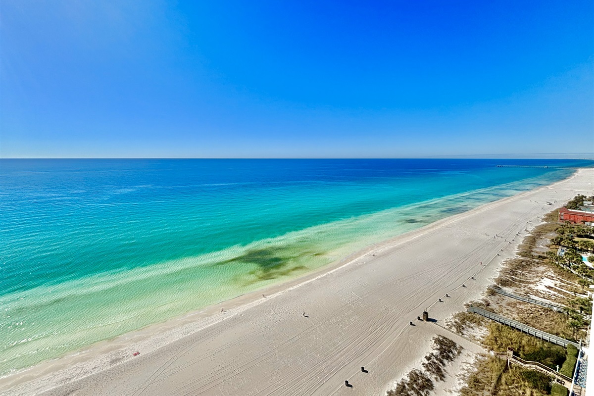 Beautiful views of the Gulf from the unit