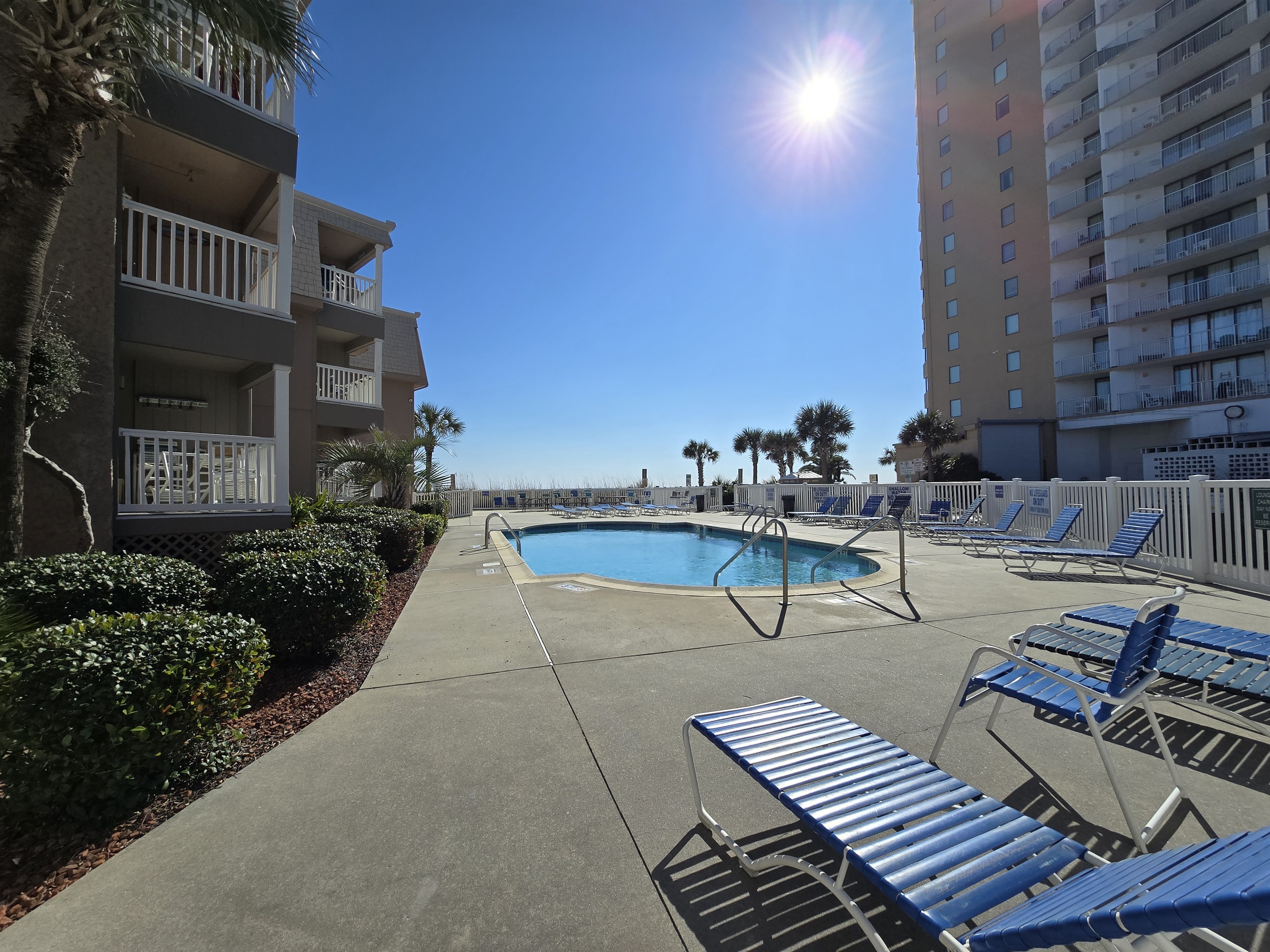 Ocean and Beachfront Pool