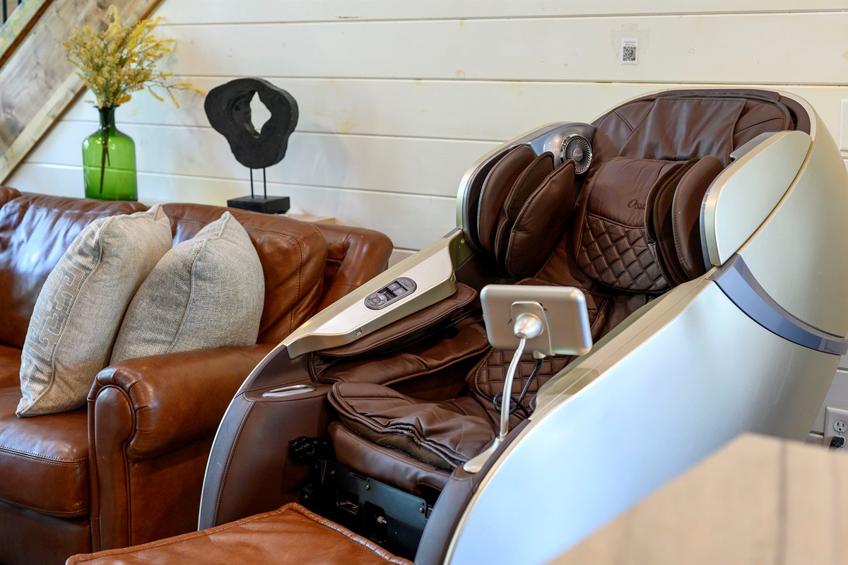 Have a customized massage session with our lux massage chair