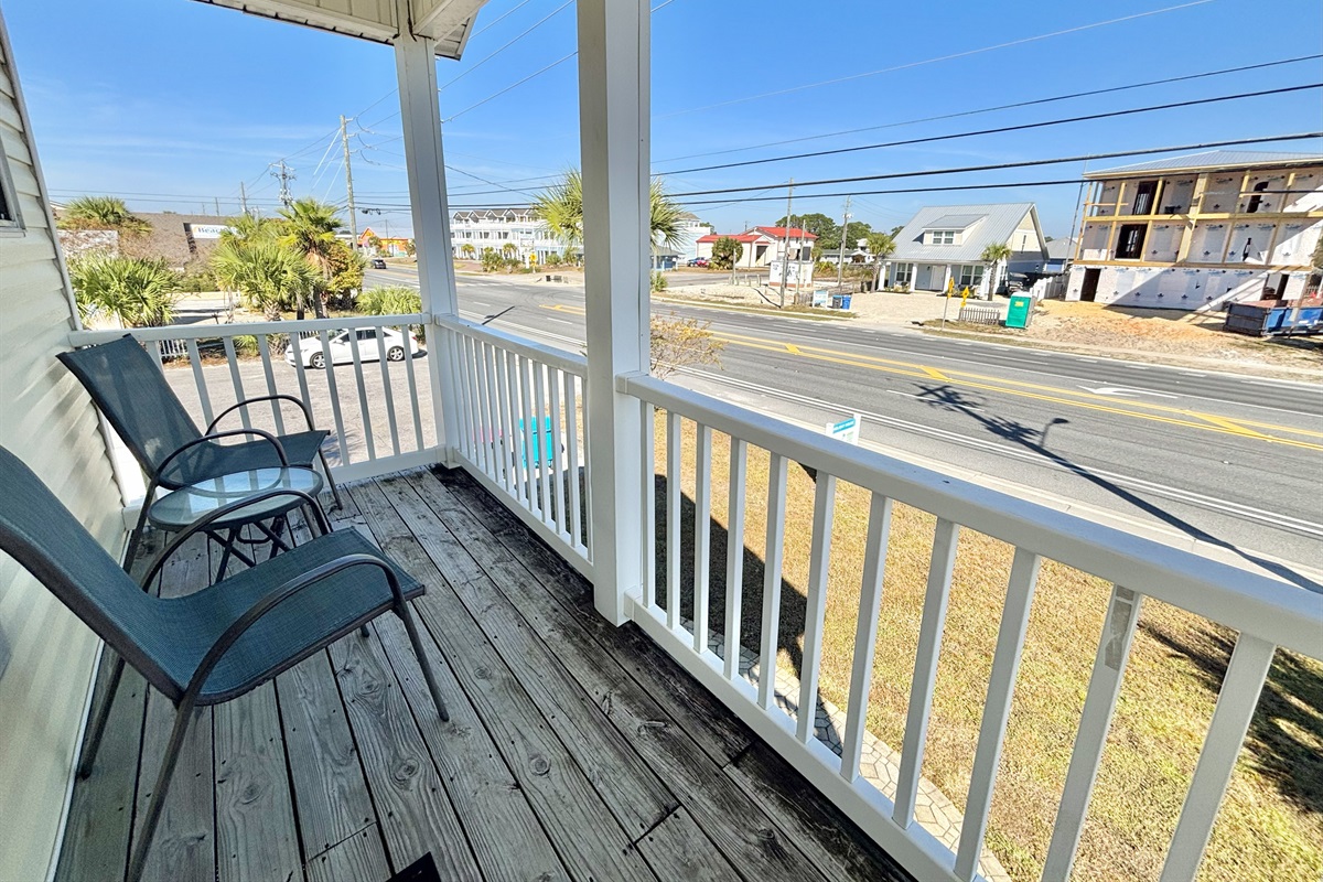 Private balcony off master suite!