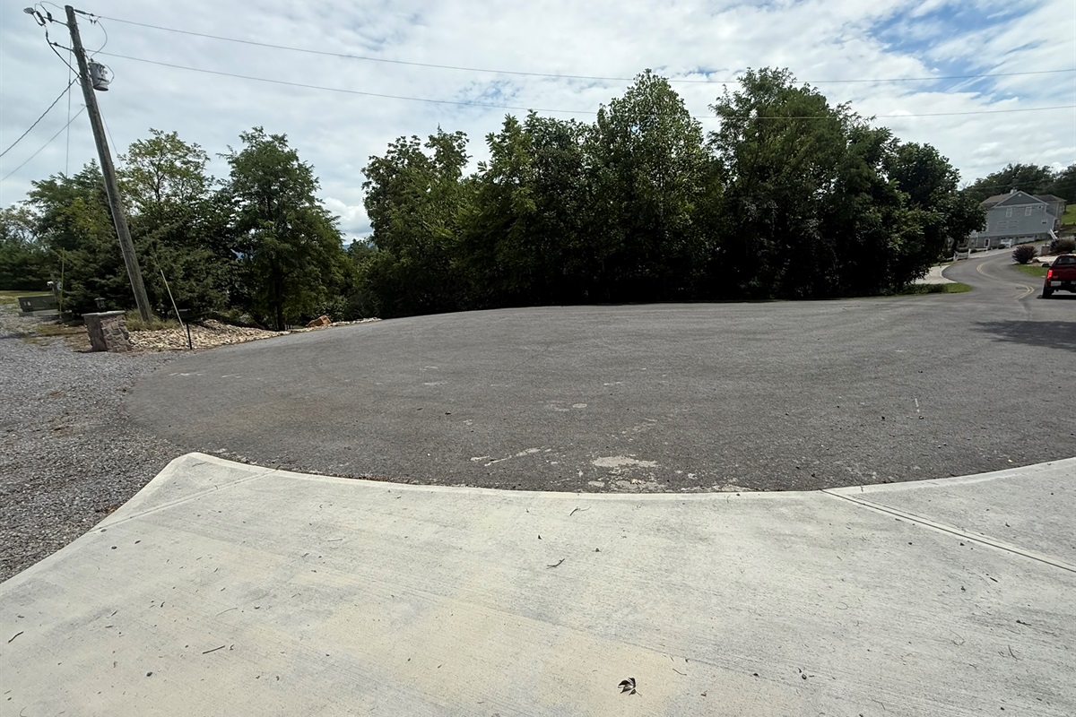 Extra Room Parking in Public at end of the Driveway