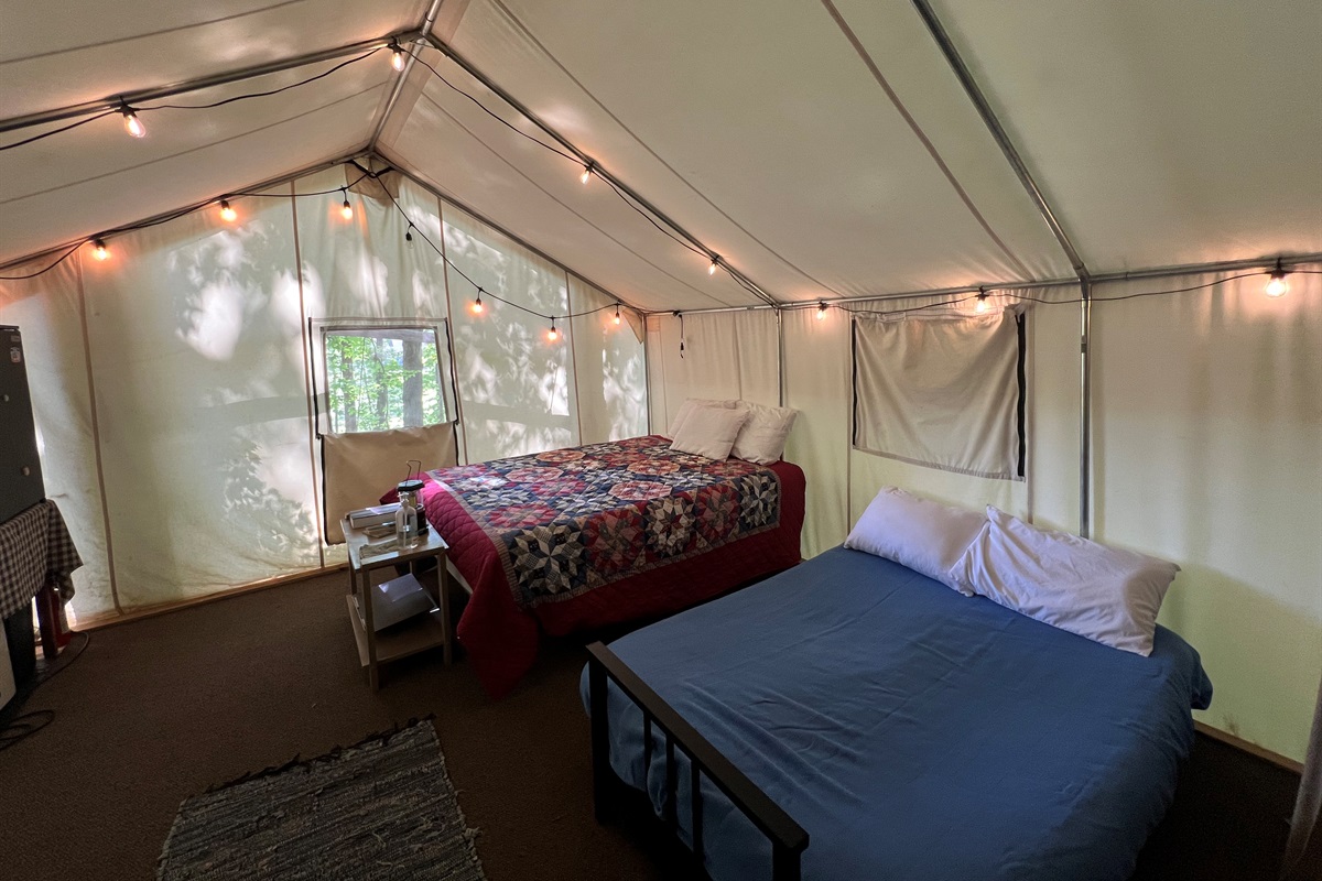 Both beds from the entrance
