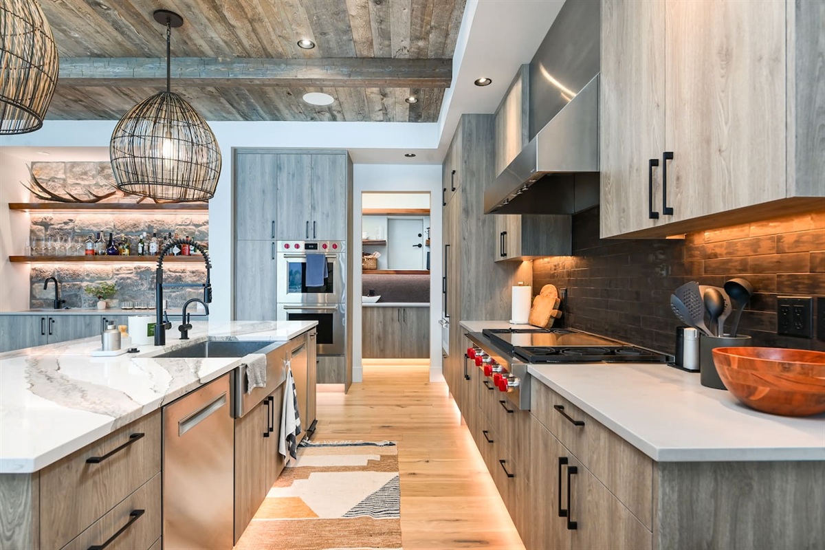 Cooking made easy in this fully equipped kitchen, complete with modern appliances, spacious counters, and all the tools you need for a perfect meal