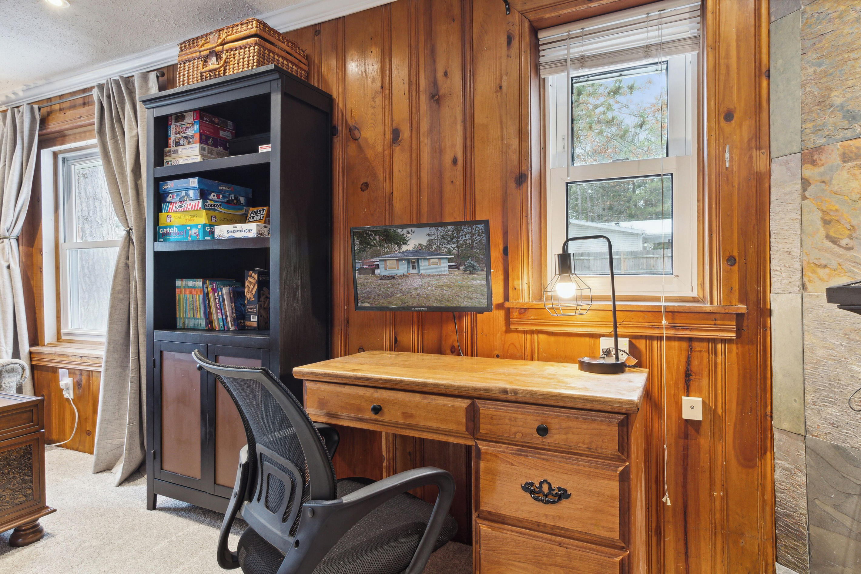 Workspace 1 of 2. Located in living room, other located in Master.