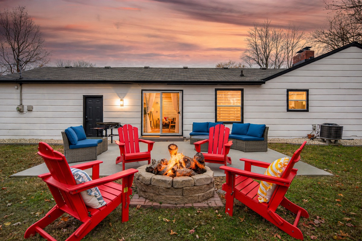 Evenings made memorable with s’mores, stories, and starry-sky conversations around the firepit