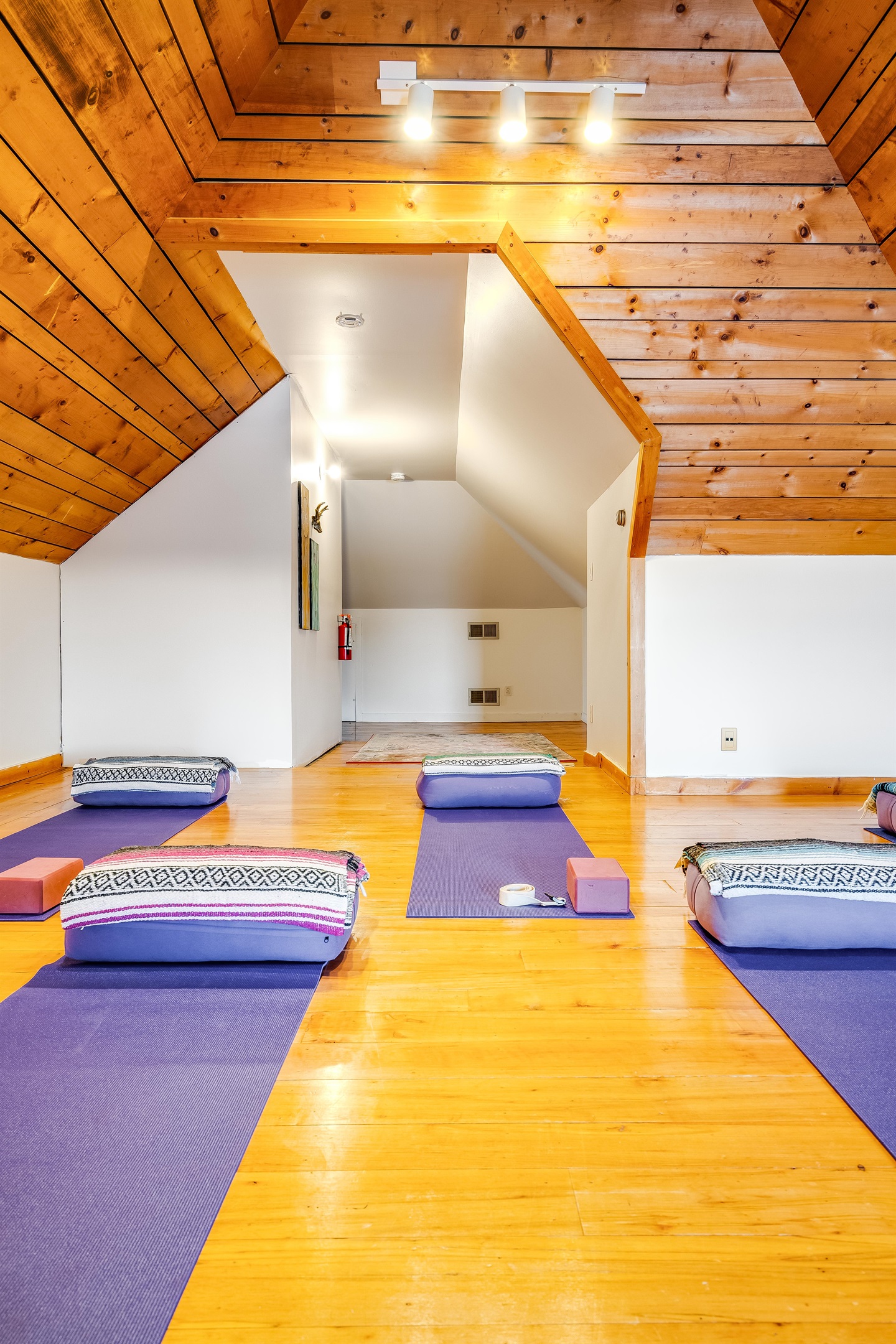 Guests had shared access to the yoga loft.
