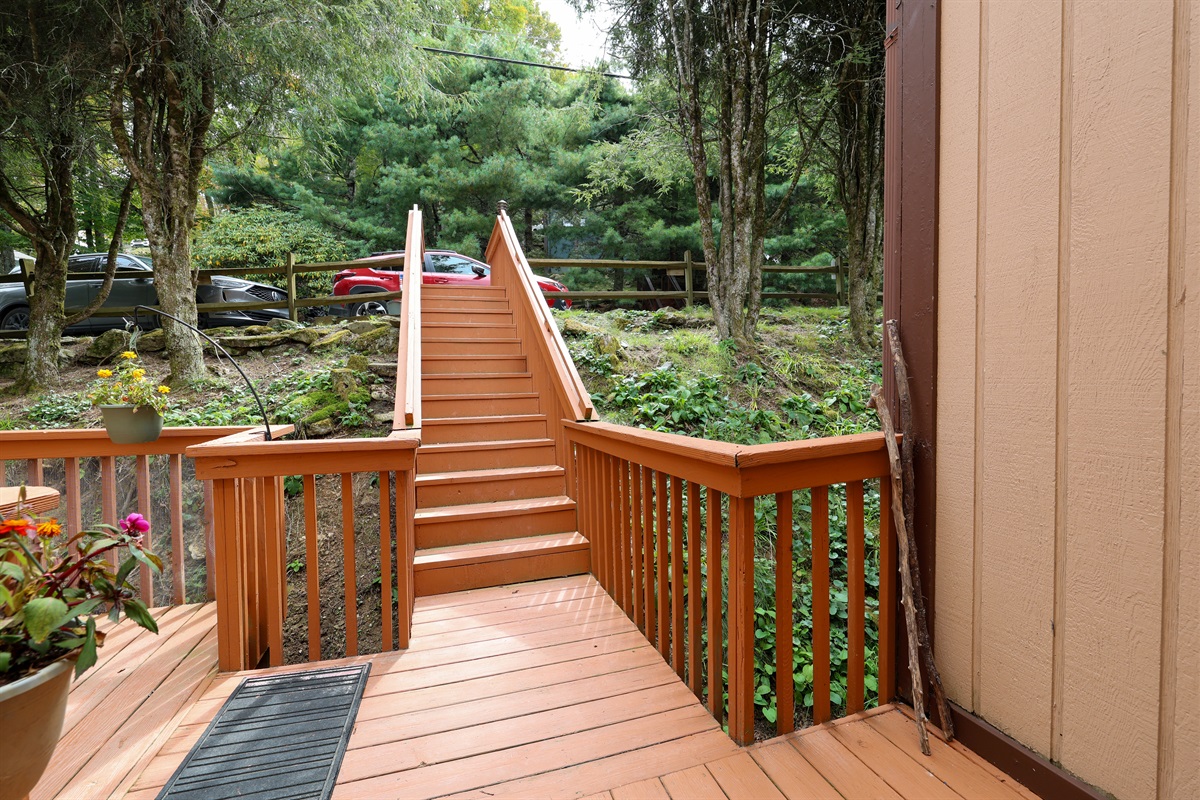 Stairs to Property Entrance