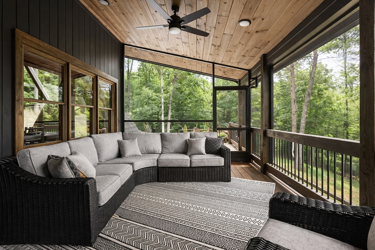 Morning coffee, evening wine, the deck is where time slows.