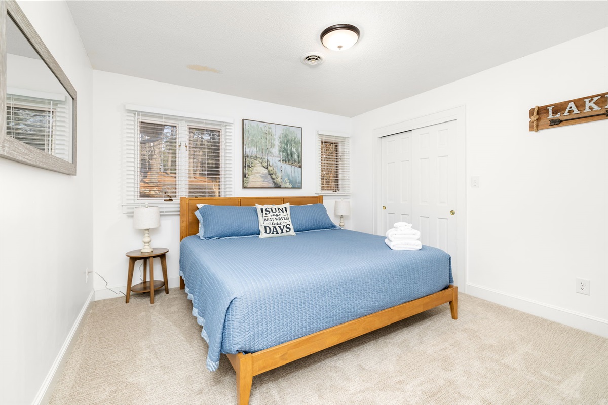 Sleep peacefully in another king bedroom!