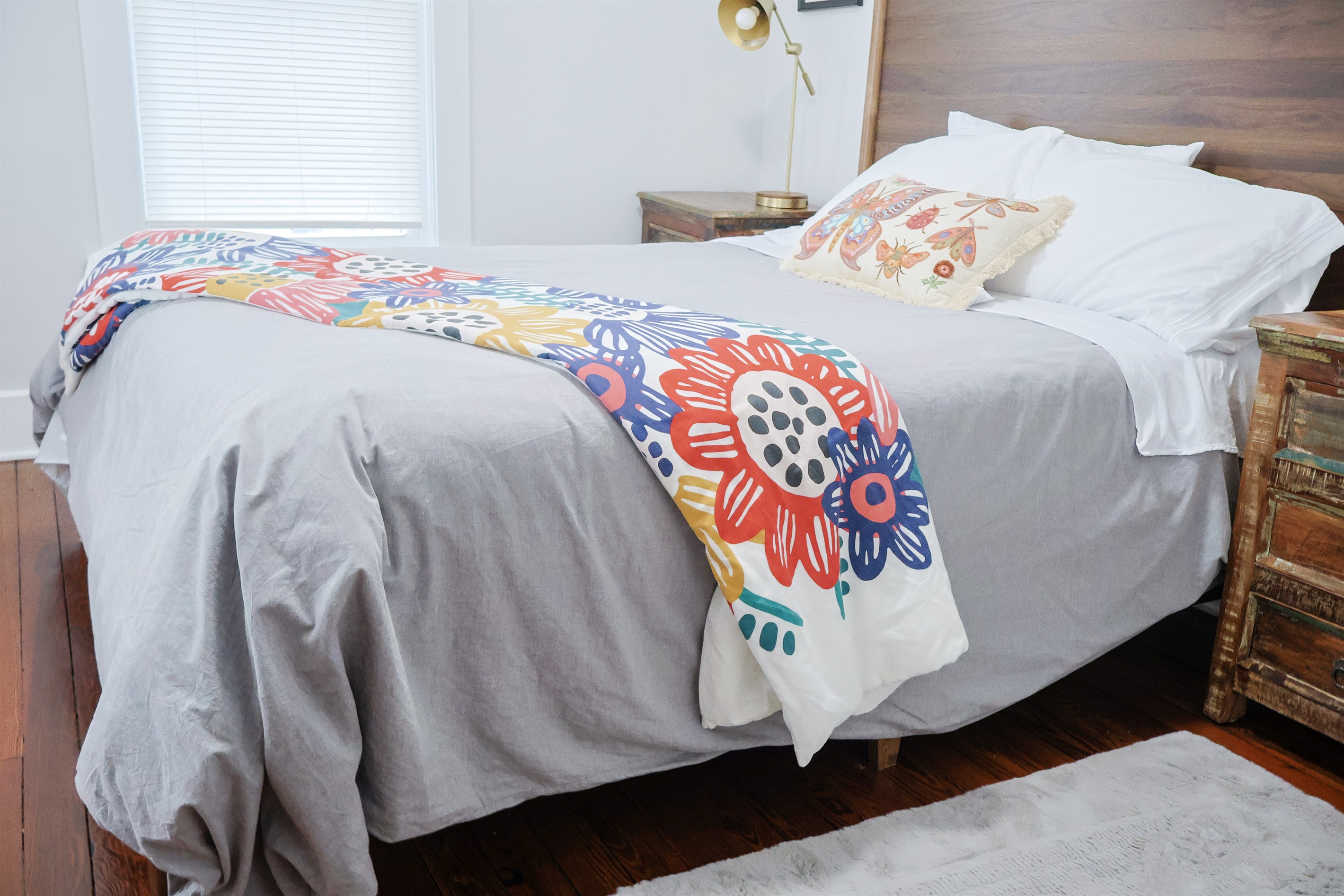 Bedroom 2 on the second floor with a queen bed