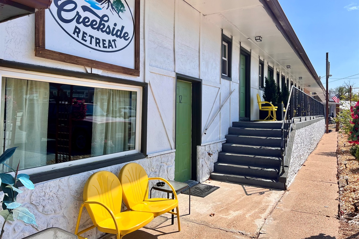 Steps up to your room