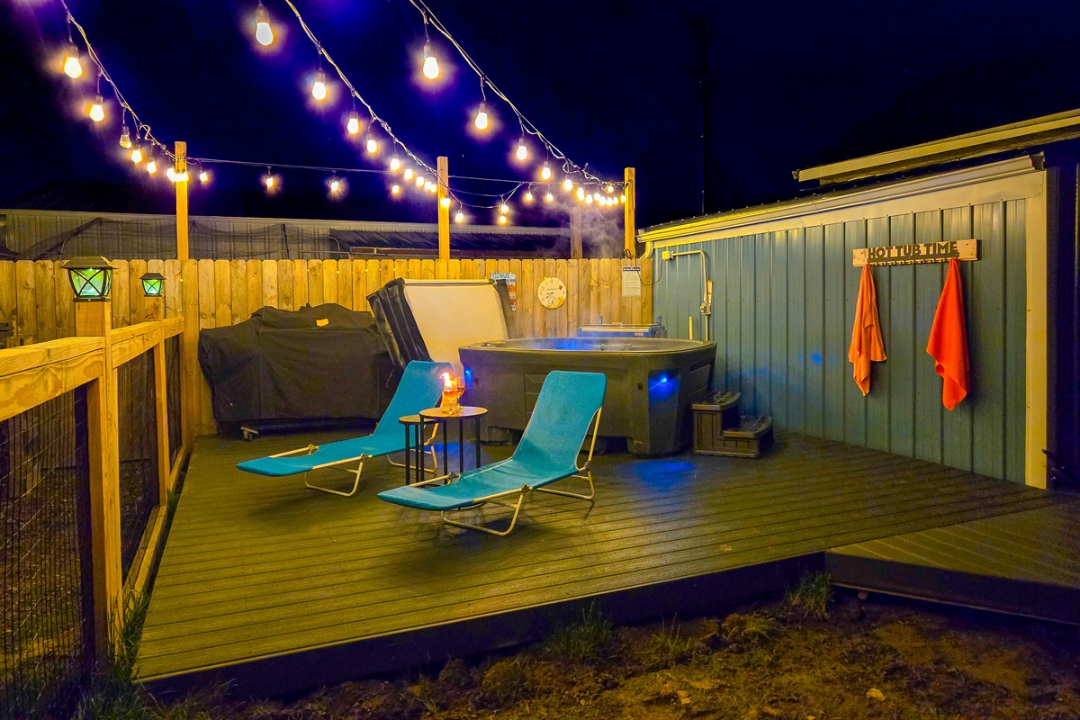 Total privacy under the night stars