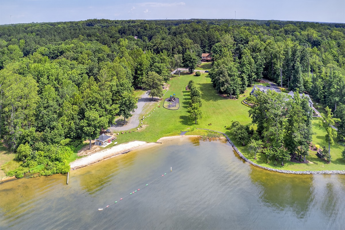 Guests can enjoy access to a beautiful community beach with soft sand and calm swimming waters.