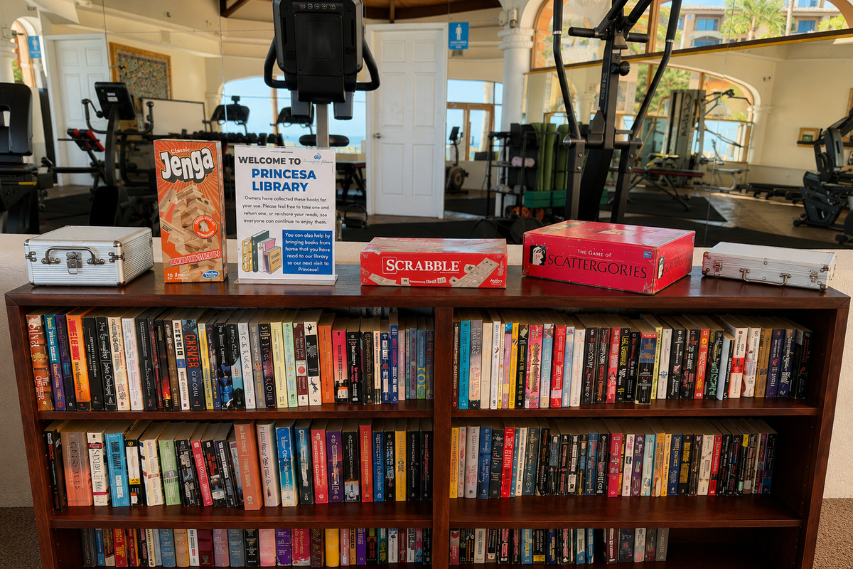 Grab a book to read on a lounge chair